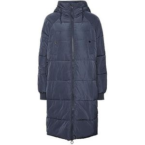 VERO MODA Vmaura Aw22 Coat Ga Boos Damesjas, Blauw Grijs