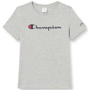 Champion Legacy Icons W-S/S Crewneck T-Shirt Femme, Rose pêche, M