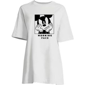 Disney Wodmickbt014 nachthemd voor dames, Wit.
