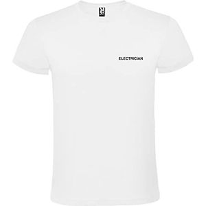 V Safety Mixte Électricien Blanc - Taille L T-Shirt de Travail, Blanc., L