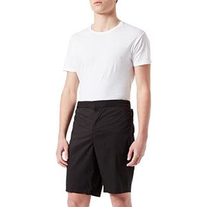 BOSS T Manfredi multifunctionele herenshort Crossover Regular Fit van gerecyclede stof, zwart.