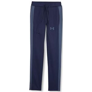 Under Armour Survêtement UA Knit Track Suit, bleu marine minuit/gris averse, taille XS