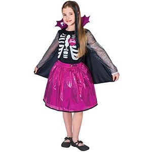 Ciao - Barbie Skeletrina SweetHeart Halloween Special Edition meisjeskostuum (maat 5-7 jaar), roze, zwart, 11656.5-7