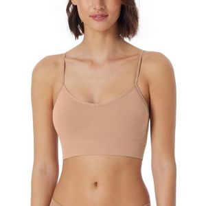 Schiesser Bustier met uitneembare pads, naadloos, casual, naadloos, sportbeha voor dames, Maple_181102