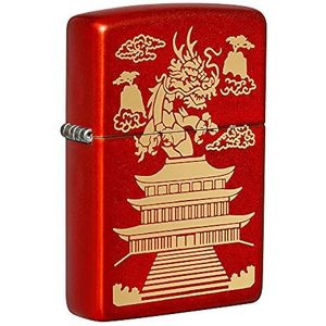 Zippo Lighter, Metallic Red Matte, One Size 49517