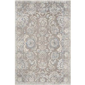 Safavieh Patina PTN316 Tapijt voor binnen, rechthoekig, taupe/blauw, 91 x 152 cm, voor woonkamer, slaapkamer of elk interieur