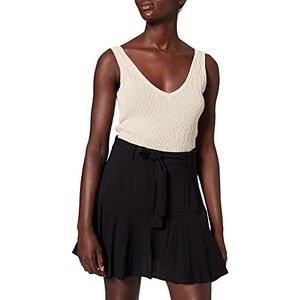 Urban Classics Heren Dames Viscose Mini Skirt Shorts, Zwart, 4XL EU, Zwart