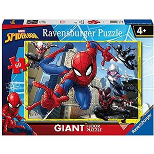 Ravensburger - Spiderman puzzel, 3095, meerkleurig, 60 Pezzi Gigant