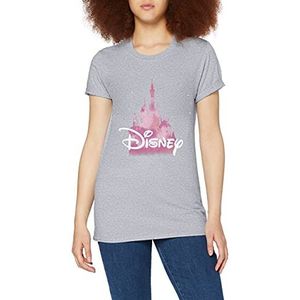 Disney Castle T-shirt voor dames, Grijs (Sports)