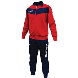 Givova, visa trainingspak, rood/blauw, S