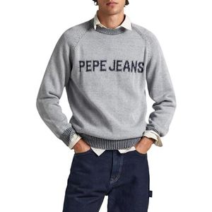 Pepe Jeans Jas met mao-kraag en lange mouwen voor heren, Grijs