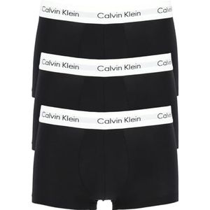 Calvin Klein Herenkatoen Stretch Boxer 3-Paar Pack (Set van 3), Zwart