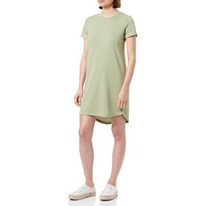 Vero Moda Vmsashamilla Ss Sweat Dress Noos Damesjurk, Lichtgroen