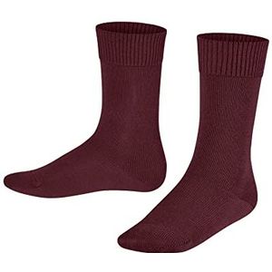 FALKE Comfort Wool Sokken voor kinderen, merinowol, blauw, grijs, zwart, meer warme kleuren, versterkt, ademend, dik, voor de winter, 1 paar, rood (robijn 8830)
