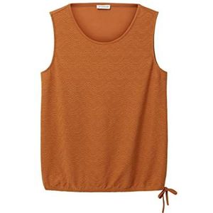 TOM TAILOR 1036793 Tanktop voor dames, 31650 - Terracotta bruin