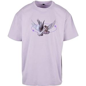 Mister Tee Vive La Liberte Tee Oversized T-shirt voor heren, Mauve