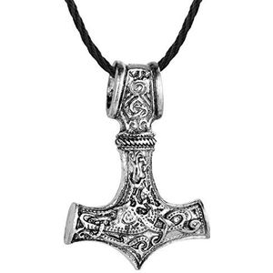 Chandler Vintage Viking Nordic Thor's hamer hanger ketting heren Keltische knoop Mjolnir wolf hiphop rapper cadeau