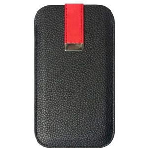 swissvoice S/M510-C Slip Case, PU-leren beschermhoes met magneetsluiting voor smartphone S510-M en Amplicomms M510-M