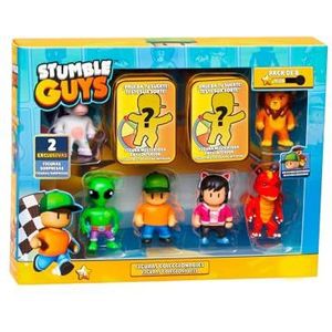 Bizak Stumble Guys 64112072 actiefiguren 6 cm, 3 groepen figuren om te verzamelen, officiële licentie voor het sloopvideospel, voor volwassenen, fans en jongens of meisjes sinds 8