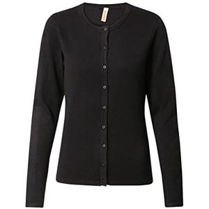 Soya Concept Cardigan voor dames, zwart, maat XL, zwart.