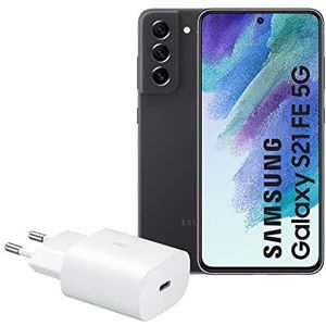 Samsung Galaxy S21 FE 5G (256 Go) Couleur Graphite Chipset 2022 - Téléphone portable Android, Smartphone débloqué (version espagnole)