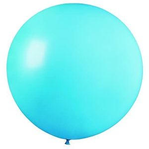 Ciao Envelop 10 Maxi ballonnen van natuurlijk latex, Premium Quality G40 (Ø 100 cm/40 inch), blauw