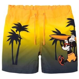 NAME IT Nmmmack Mickey Wdi zwemshorts voor jongens, Oranje Pop