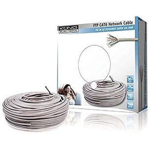 Konig Netwerkkabel FTP Cat6 afgeschermd Twisted Pair op 50 m spoel