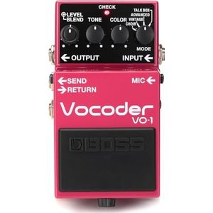 BOSS VO-1 Vo Coder Effectpedaal, krachtige spraakexpressie voor gitaar en bas