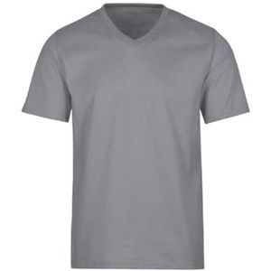 Trigema Dames V Deluxe katoenen T-shirt, Kleur: grijs