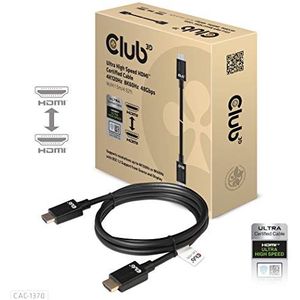 Club 3D Ultra High Speed HDMI™-kabel 4K120Hz, 8K60Hz 48Gbps St./St. 1,5m, CAC-1370