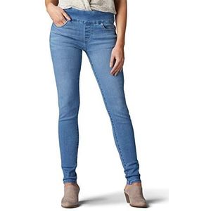 Lee Dames Shaper Slim Fit Skinny Leg Pullover On Jeans, Larkspur, 48 DE/Korte slang, Larkspur, Larkspur