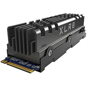 PNY XLR8 CS3040 M.2 NVMe Gen4 x4 SSD intern met Heatsink 2 TB, leessnelheid tot 5600 MB/s, schrijfsnelheid tot 4300 MB/s