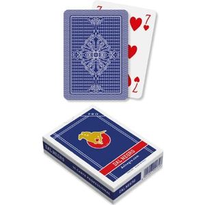 Dal Negro Speelkaarten 8,8 X 6,3 Cm Pvc Blauw 55-delig