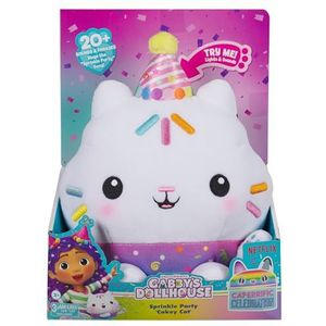 Gabby et het magische huis Gabby Dollhouse – interactief pluche dier P'tiChou 25 cm – pluche kat – lichten – Gabby Cat – cartoon-speelgoed Gabby en het magische huis – speelgoed voor kinderen vanaf 3