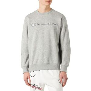 Champion Heren sweatshirt, grijs melange (Nogm), S, Grijs gemengd (nogm)