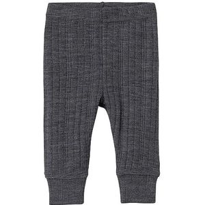 Name It Nbmwang Wool Ne.longjohn Soli Noos Xxiii Bodysuits voor babyjongens baby jongens, Iron Gate