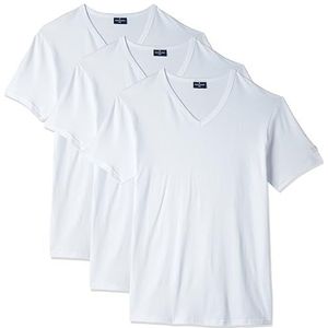 Navigare Heren ondergoed T-shirt (verpakking van 3 stuks), Wit.