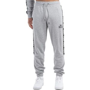 Lonsdale Grutness joggingbroek voor heren, Veelkleurig (Grijs Marl Zwart Wit