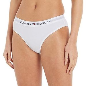 Tommy Hilfiger Bikini (buitenmaat) Bikinibroek voor dames, Wit