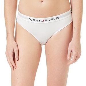 Tommy Hilfiger Bikini (buitenmaat) Bikinibroek voor dames, Wit