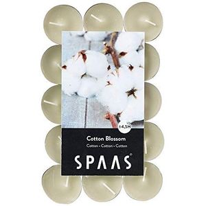 SPAAS Cotton Blossom geur-theelichtjes, 30 stuks