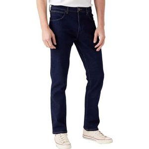 Wrangler Texas Jeans voor heren, stretch, straight fit, katoen, blauw, Day Drifter