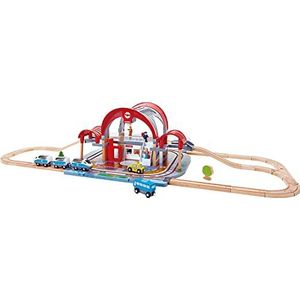 Hape - Grand City Station - Houten Treinset