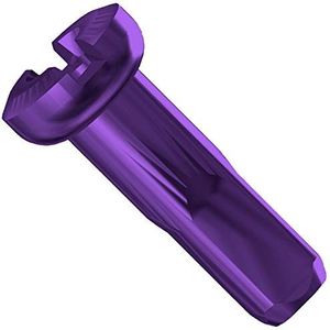 Sapim Unisex spaakpunten van polyax-legering, 14 mm, violet