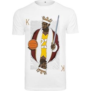 Mister Tee King James La T-shirt voor heren, Wit