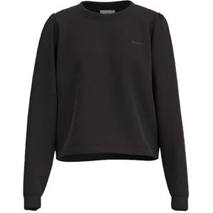 Pepe Jeans Laetitia LS Sweatshirt voor dames, 999 zwart, XS, 999, zwart