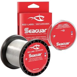 Seaguar Red Label 08RM1000 Fluorocarbon zoutwaterlijn voor unisex, diameter 22,9 cm, 3,6 kg, getest, 900 m, transparant, Eén maat