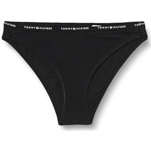 TOMMY HILFIGER Bikini Cheky UW0UW05742 pour femme, noir, M, Noir (noir), M