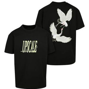 Mister Tee T-shirt Fortune Cranes Heavy Oversize pour homme, Noir, 3XL